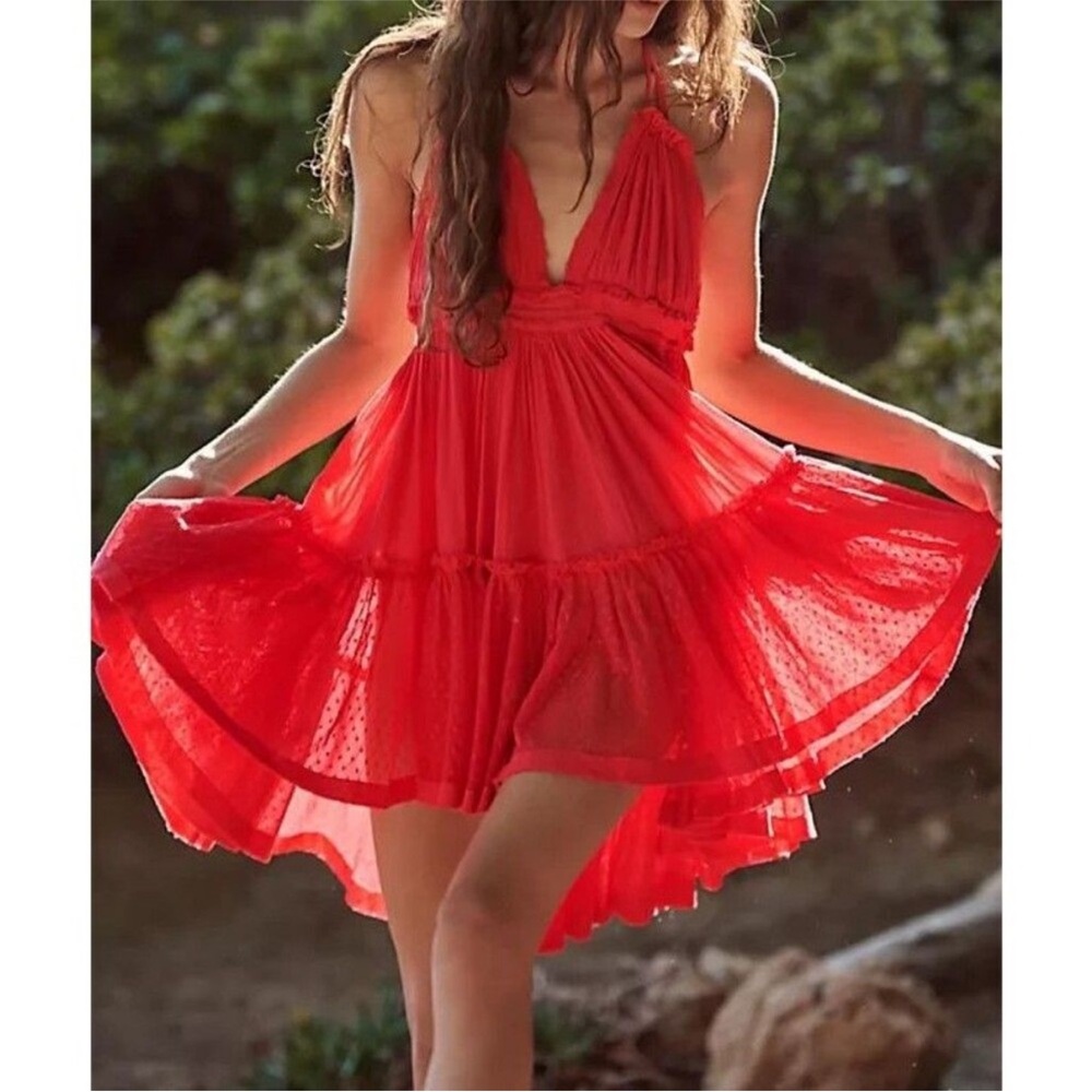 Free People 100 Degree Endless Dummer Mini Dress - Picture 3 of 7